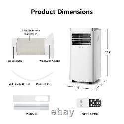 10000BTU Portable Air Conditioner 3-in-1 Air Cooler with Remote Control