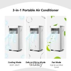 10000BTU Portable Air Conditioner 3-in-1 Cooler With Dehumidifier & Remote Control