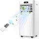 10000btu White Portable Floor Air Conditioner Smart Ac Withdehumidifier & Fan App