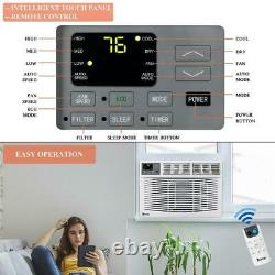 10000BTU Window Air Conditioner Cooling Dehumidifier Fan withRemote Control 2022