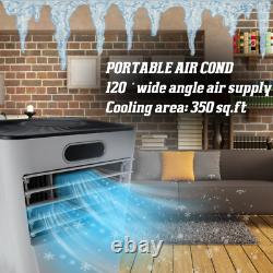 10000 BTU 4-in-1 Portable Air Conditioner LED Display With Dehumidifier & Fan Mode