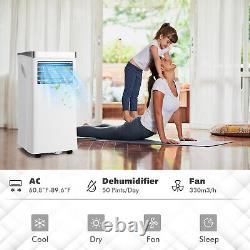 10000 BTU Air Cooler 3-in-1 Portable Air Conditioner with Dehumidifier White