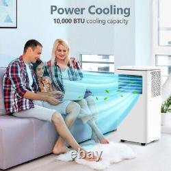 10000 BTU Portable AC Unit Air Conditioner Dehumidifier with Remote With/ Kit