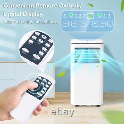 10000 BTU Portable AC Unit Air Conditioner Dehumidifier with Remote With/ Kit