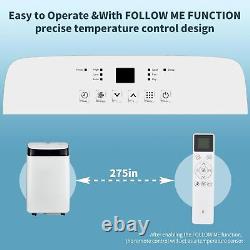 10000 BTU Portable Air Conditioner 3-in-1 Quiet AC Unit with Fan & Dehumidifier