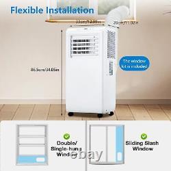 10000 BTU Portable Air Conditioner 3 in 1 with Remote Cool Dehumidifier&Fan Mode
