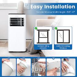 10000 BTU Portable Air Conditioner 4-in-1 AC with Cool Fan Dehumidifier Sleep Mode