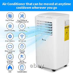 10000 BTU Portable Air Conditioner AC Cooler Fan Heat Dehumidifier 350 Sq. Ft