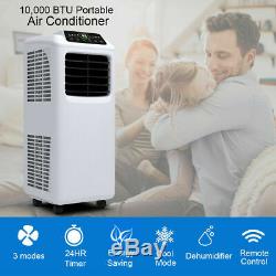 10000 BTU Portable Air Conditioner & Dehumidifier Function Remote with Window Kit