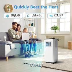 10000 BTU Portable Air Conditioner Remote Control Cools Up to 450 sq ft AC Unit