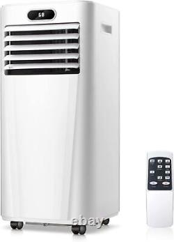 10000 BTU Portable Air Conditioner with Built-in Dehumidifier Function, Fan Mode