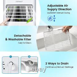 10000 BTU Portable Air Conditioner with Cool Fan Dehumidifier & Remote Control