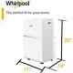 10000 Btu Portable Air Conditioner With Dehumidifier In White By Whirlpool