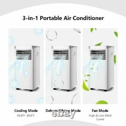10000 BTU Portable Air Conditioner with Remote Control 3-in-1 Air Cooler with Drying