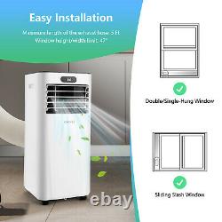 10000 BTU Portable Air Conditioner with Remote Control 3-in-1 Air Cooler with Drying