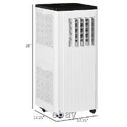 10000 BTU Smart WiFi Air Conditioners 3-in-1 Portable AC Unit with Remote White