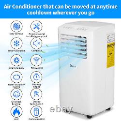 10000 BTU Smart WiFi Heat/Cool Air Conditioners 4-in-1 Portable AC Unit + Remote