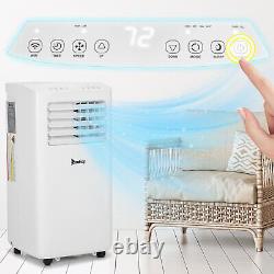 10000 BTU Smart WiFi Heat/Cool Air Conditioners 4-in-1 Portable AC Unit + Remote