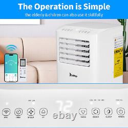 10000 BTU Smart WiFi Heat/Cool Air Conditioners 4-in-1 Portable AC Unit + Remote