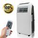 10,000 Btu Portable Air Conditioner Cool & Heat, Dehumidifier A/c Fan + Remote