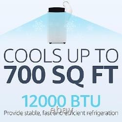 12000BTU Portable Air Conditioner with Dehumidifier and Fan up to 550Sq. Ft USA