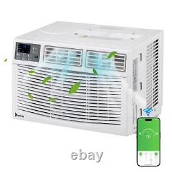 12000 BTU 550 Sq. Ft. Window Air Conditioner with Remote, Wifi, Installation Kit