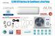 12000 Btu Ductless Air Conditioner, Heat Pump Mini Split 115v 1 Ton With12 Ft Kit