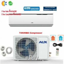12000 BTU Ductless MINI Split Air Conditioner with Heat Pump (WiFi) 115V 17 SEER