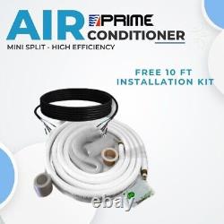 12000 BTU Mini Split 17.6 SEER2 INVERTER Ductless Air Conditioner Heat Pump 220V