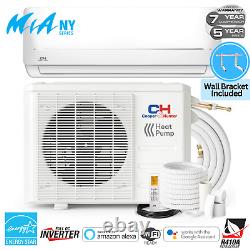 12000 BTU Mini Split Air Conditioner and Heat Pump with Wall Bracket Included