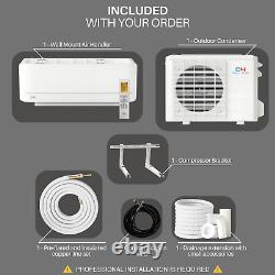 12000 BTU Mini Split Air Conditioner and Heat Pump with Wall Bracket Included