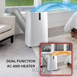 12000 BTU Portable Air Conditioner Cool & Heat Dehumidifier A/C Fan + Remote