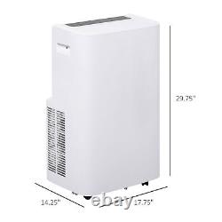 12000 BTU Portable Air Conditioner Mobile AC Unit with Dehumidifier Cooling Fan