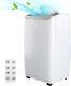 12000 Btu Portable Air Conditioners With Led Display / Dehumidifier/ 3-speed Fan