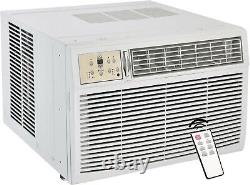 12000 BTU Window Air Conditioner with 11000 BTU Heater, 550 Sq. Ft. Home AC Unit