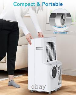 12,000BTU Portable Air Conditioner Dehumidifier, Cool, Fan For 400 Sq. Ft Room