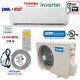 12,000 Btu Mini Split Air Conditioner 16.5 Seer Inverter Ductless Heat Pump 110v