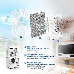 12,000 BTU Portable Air Conditioner Cool & Heat, Dehumidifier A/C Fan + Remote