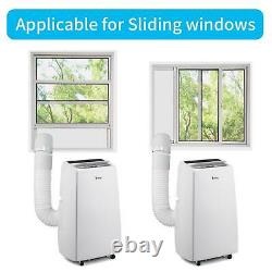 12,000 BTU Portable Floor Air Conditioner With Window Kit Dehumidifier Fan White