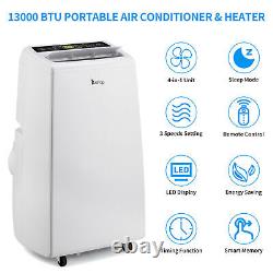 13000 BTU 4-in-1 Portable AC Unit Air Conditioner, Cooling, Dehumidifier, Fan, Heat