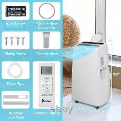 13000 BTU 4-in-1 Portable AC Unit Air Conditioner, Cooling, Dehumidifier, Fan, Heat