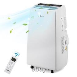 13000 BTU Portable Air Conditioner Dehumidifying Fan Heater Cooling Remote Room