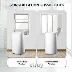135000 BTU White Portable Air Conditioner Smart AC withDehumidifier & Fan App Home
