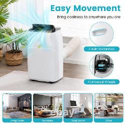 13,000 BTU Portable Air Conditioner with Cool, Fan, Dehumidifier & Heat