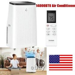 14000BTU Air Conditioner Dehumidifier Fan Remote Control Cool Room Floor AC Unit