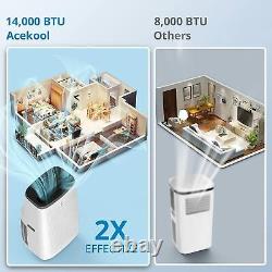 14000BTU Air Conditioner Dehumidifier Fan Remote Control Cool Room Floor AC Unit