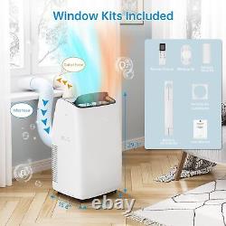 14000 BTU Portable Air Conditioner 4-in-1 AC with Dehumidifier Fan Heating Modes