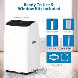 14000 BTU Portable Air Conditioner 4-in-1 AC with Dehumidifier Fan Heating Modes