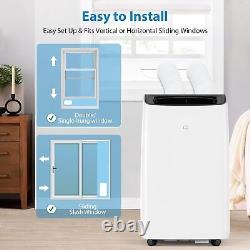 14000 BTU Portable Air Conditioner 4-in-1 AC with Dehumidifier Fan Heating Modes