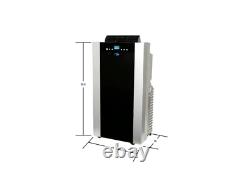 14000 BTU Portable Air Conditioner & Dehumidifier + Remote Bedroom Fan AC Unit